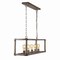 Jonathan Y Magnolia 36" 5-Light Linear Adjustable Iron Rustic Farmhouse LED Pendant, Brown JYL7477A - alternate 14