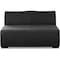 Homeroots 51in Charcoal Loveseat 372232 - alternate 1