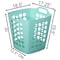 Basicwise Flexible Plastic Laundry Basket - Square Storage Hamper with Side Handles for Easy Carrying QI003857.L.GN - alternate 8