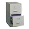 Hirsh 15 in W 2 Drawer Vertical File Cabinet, Light Gray, Letter 22732 - alternate 5