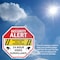 Signmission Security Alert Trespassers Will Be, 6 inch X 6 inch, Vinyl Decal, 2PK OC-D-2PACK-6-5 - alternate 3