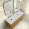 James Martin Vanities Breckenridge 60 in. Double Vanity, Light Natural Oak, w/ 3 CM Victorian Silver Quartz Top 330-V60D-LNO-3VSL - alternate 5