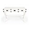 Homeroots 46" White Solid Wood Writing Desk With Three Drawers 389448 - alternate 1