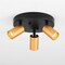 Vidalite Shura Black & Brass 3-Light Round Ceiling Light with Rotatable Heads, Integrated LED Bulbs, 3000k CE1008785 - alternate 1