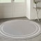 Homeroots 8' Gray And Ivory Round Indoor Outdoor Area Rug 545527 - alternate 9