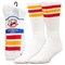 Railroad Sock "Team Spirit" Striped Crew Socks, Red/Gold, 2PK 1570S RD/GD - alternate 1