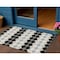 Homeroots 3' X 5' Black Ivory And Beige Geometric Washable Indoor Outdoor Area Rug 597872 - alternate 1
