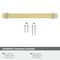 Amerock Overton 6-5/16 in 160 mm Center-to-Center Brushed Gold/Satin Nickel Cabinet Pull BP36683BGLG10 - alternate 4