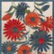 Homeroots 9' X 12' Ivory Red Blue And Green Floral Indoor Outdoor Area Rug 548121 - alternate 6