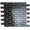 Apollo Tile Black 11.9 in x 11.9 in Glass Glossy Floor and Wall Mosaic Tile 4.92 sqft/case, 5PK APLBR88091A - alternate 1