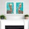 Homeroots Set Of Two Pelicans White Framed Print Wall Art, 2PK 405864 - alternate 5