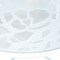 Leisuremod Devon Tree Design Glass Top Aluminum Base Indoor Outdoor Dining Table, White DT48W - alternate 4