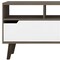 Homeroots 54in Brown And White Particle Board Open Shelving TV Stand 478450 - alternate 5