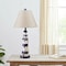 Homeroots Set of Two 30" Blue And White Lighthouse USB Table Lamps With Cream Cone Shade 571283 - alternate 9