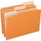 Pendaflex FOLDER, LGL, 1/3, SGL, 11PT, ORA, 100PK 15313ORA - alternate 2