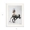 Homeroots Galloping Stallion 1 White Framed Print Wall Art 405086 - alternate 4