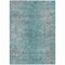 Homeroots 5' X 8' Teal Blue Gray And Charcoal Oriental Washable Indoor Outdoor Area Rug 588841 - alternate 8