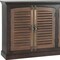 Homeroots 72in Dark Brown Solid Wood Shutter Style Sideboard with Four Doors 634320 - alternate 6