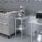 Amgood 24 in. x 18 in. Stainless Steel Work Table, Narrow Filler Table with 1.5 in. Backsplash for AMG WT-2418-BS-Z - alternate 8