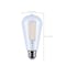 Satco 8W LED ST19, 3000K-2000K Warm Dimming, Medium Base, Clear S12154 - alternate 5