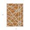 Homeroots 10' X 14' Copper And Beige Geometric Washable Indoor Outdoor Area Rug 600437 - alternate 9