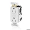 Leviton Lev-Lok GFCI 15A TR/PI Ind Gr White MGFT1-W - alternate 1