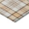 Homeroots 9' X 12' Peach And Beige Plaid Washable Indoor Outdoor Area Rug 601348 - alternate 7