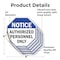 Signmission Notice Authorized Personnel Only, 4 inch X 4 inch, Vinyl Decal, 5PK OC-D-5PACK-4-190 - alternate 4