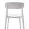 Flash Furniture Dover Indoor-Outdoor Stacking Patio Chair w/Curved Backrest, All-Weather Resin Chair in White DHF-340-APP-WH-GG - alternate 9