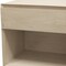 Homeroots 24" Natural Solid Wood Ribbed Texture One Drawer Nightstand 569602 - alternate 5
