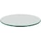 Fab Glass And Mirror Round Glass Table Top, 54inCH, Clear, Tempered, Wall Mirror, Safety Backing, Clear Finish T-54RD12MMOGTE - alternate 1