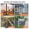 Vevor 10 Pack 4x4 (Inner Size 3.6x3.6) Post Base Brackets Wood Fence Post Anchor, 10PK QBLZ-4in-10 - alternate 7