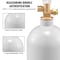 Vevor 5 Lbs CO2 Tank Aluminum Gas Cylinder with CGA320 Valve For Draft Soda Beer RY-133-3000-U-01 - alternate 7