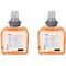 Gojo Hand Soap Cartridge, Antibacterial, Foam, 1200 ml, Fruit Fragance, PK2 5362-02 - alternate 1