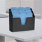Acrimet Horizontal Triple File Folder Holder Organizer (Black Color) 860.4 - alternate 7