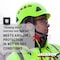 Jackson Safety Climbing Inspired Hard Hat, ABS, 6 Point Rapid Dial, Hi-Viz Green 20926 - alternate 5