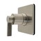 Kingston Brass Single-Handle Six-Way Diverter Valve with Square Trim Kit, Brushed Nickel KS4048NDL - alternate 1