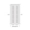 Sartodoors Sliding Closet Bi-fold Doors, Felicia 3312 Matte Black with Frosted Glass, Sturdy Tracks Moldings FELICIA3312BF-BLK-56 x 80 (2* 28x80) - alternate 5