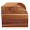 Megachef Acacia Wood Bread Box with Sliding Plastic Lid 750122131M - alternate 5