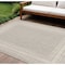 Homeroots 6' X 9' Gray Geometric Indoor Outdoor Area Rug 572873 - alternate 9