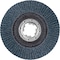 Pferd 4-1/2'' X-LOCK POLIFAN Flap Disc - Z PSF STEELOX, Zirconia, 60 Grit, Conical 60762 - alternate 6
