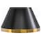 Leisuremod Round 60 in W, 29.5 in L, Glass/Steel, Black QRBL-60BL-G - alternate 4
