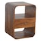 Homeroots 22" Brown Solid Wood One Drawer Nightstand 651723 - alternate 7