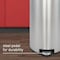 Happimess Oscar Round 8-Gallon Step-Open Trash Can with FREE Mini Trash Can, Platinum Silver HPM1003B - alternate 10