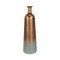Homeroots 28" Copper And Teal Abstract Tapered Metal Floor Vase 571653 - alternate 1
