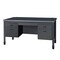 Regency Mesa Steel Double Pedestal Teacher's Office Desk with Center Drawer 60in x 30in, Grey 66266DPCDGY - alternate 1