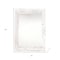 Homeroots 11" x 17" White Solid Wood Hanging Picture Frame 380282 - alternate 3