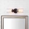 Jonathan Y Jules Edison 16.5" Cylinder 2-Light Iron/Seeded Glass Farmhouse Contemporary LED Wall Sconce, Oil Rub JYL7577B - alternate 12