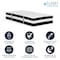 Flash Furniture 12" Hybrid Mattress, Twin Mattress in a Box CL-E230P-R-T-GG - alternate 8