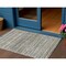 Homeroots 3' X 5' Pewter Striped Washable Indoor Outdoor Area Rug 607968 - alternate 1
